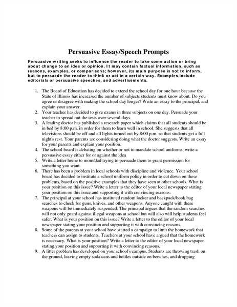 Essay writing middle school