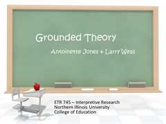 Grounded theory dissertation