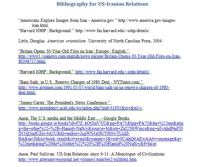 Online bibliography