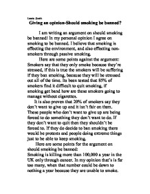 Opinion essay