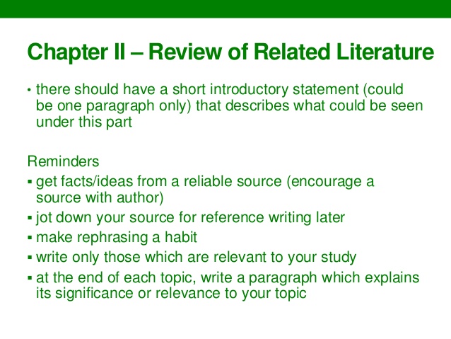 Thesis writing guide