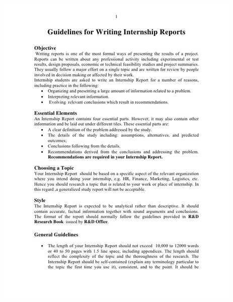 Writing academic reports