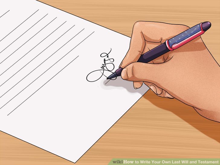 Writing of will